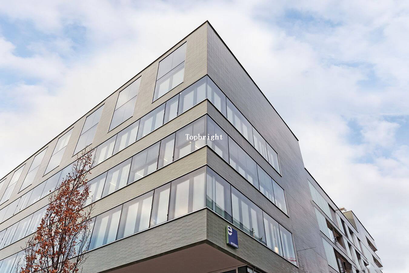 Système de mur rideau construit par bâton de façade pour le mur extérieur de bâtiment commercial