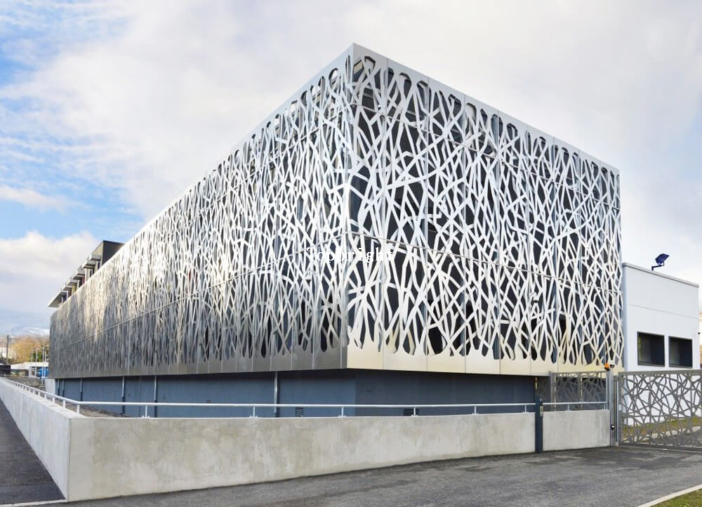 Panneau de revêtement en aluminium de façade de mur rideau pour construire TP-CW-ACP01