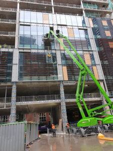 La façade unitize les murs rideaux pour construire le projet externe TP-CW-UT006