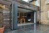 Portes pliantes pliantes en aluminium pour partition de patio TPF-003