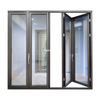 Porte pliante pliante en aluminium pour partition de patio TPF-002