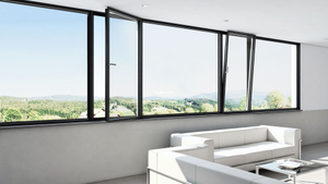  Fenêtre en aluminium oscillo-battante à double vitrage pour appartement de villa TP-W-Tt007