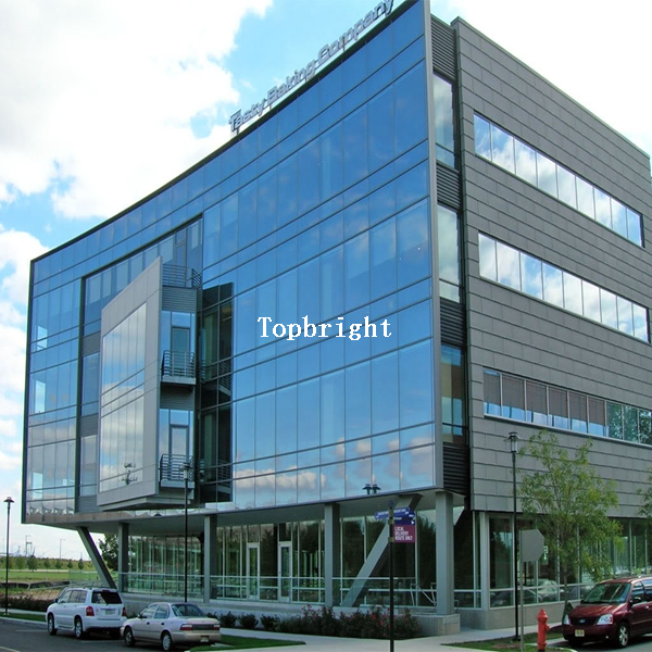 Efficacité thermique TP-CW-ST006 de projet de façade de mur-rideau construit par bâton