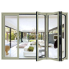 Porte pliante pliante en aluminium pour partition de patio TPF-002