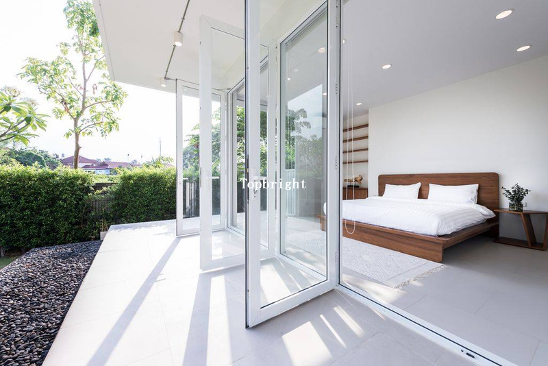  Porte pliante pliante en aluminium pliante pour patioTPF-006