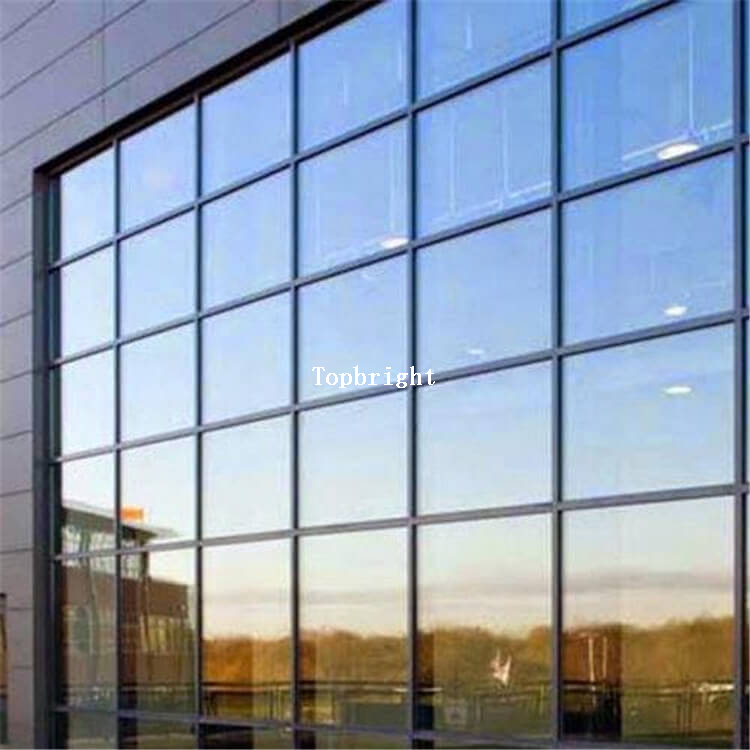 Mur-rideau en verre commercial pour projet de construction externe TP-CW-UT008