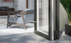 Porte pliante pliante en aluminium pour partition de patio TPF-002