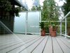 Garde-corps en verre en aluminium Balcon Decking Main courante Balustrade TP-Rl-005