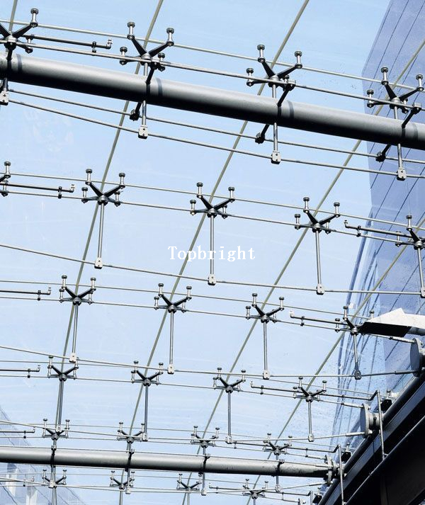 Fixation de point de mur rideau en verre pour la façade de bâtiment TP-CW-PF007