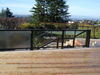 U-Channe Balustrade en verre en aluminium Balcon Decking Main courante Balustrade TP-Rl-006