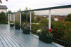 U-Channe Balustrade en verre en aluminium Balcon Decking Main courante Balustrade TP-Rl-006